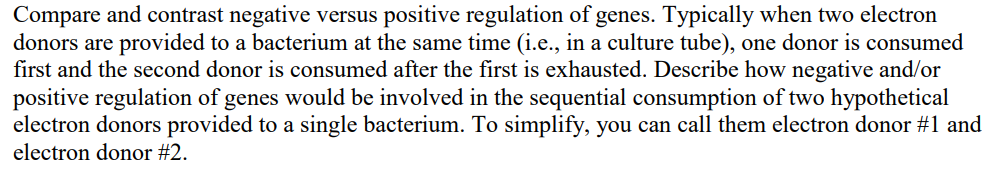 Solved Compare and contrast negative versus positive | Chegg.com