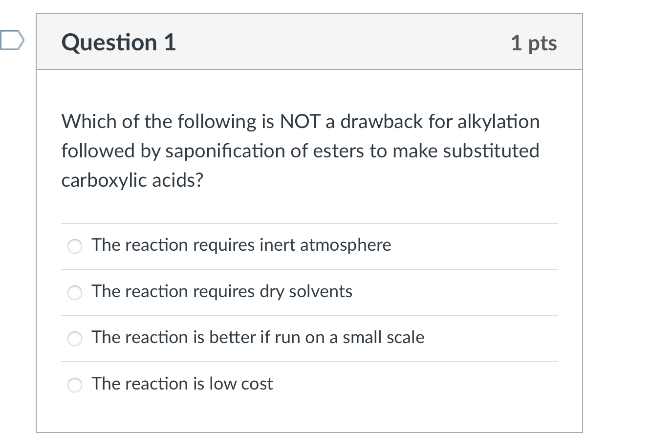 Solved Which of the following is NOT a drawback for