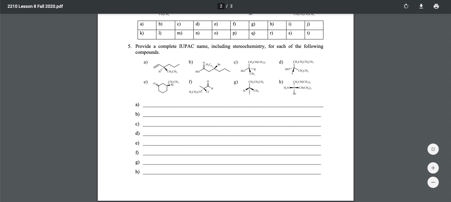 Solved 2210 Lesson 8 Fall Pdf 2 2 Chscuit Chechech Chegg Com