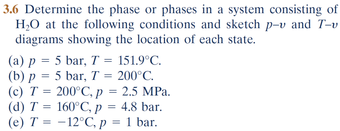 Solved 3.6 Determine the phase or phases in a system | Chegg.com