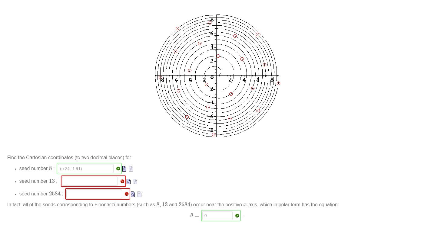 Solved Consider The Spiral With Polar Equation R Vad Where