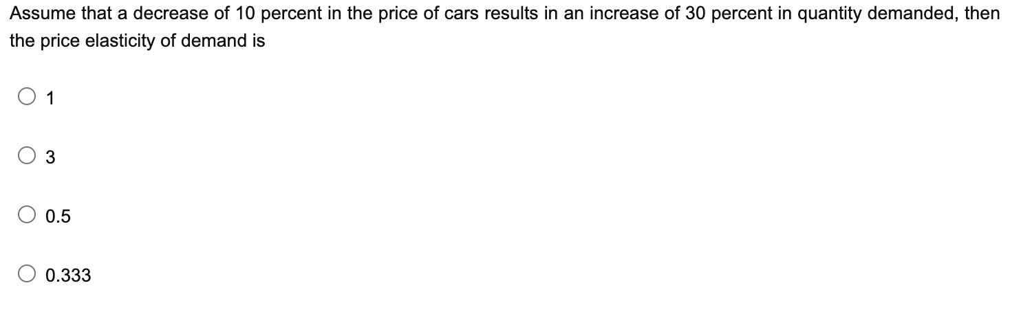 Solved If an increase in price from $1 to $2 causes a | Chegg.com
