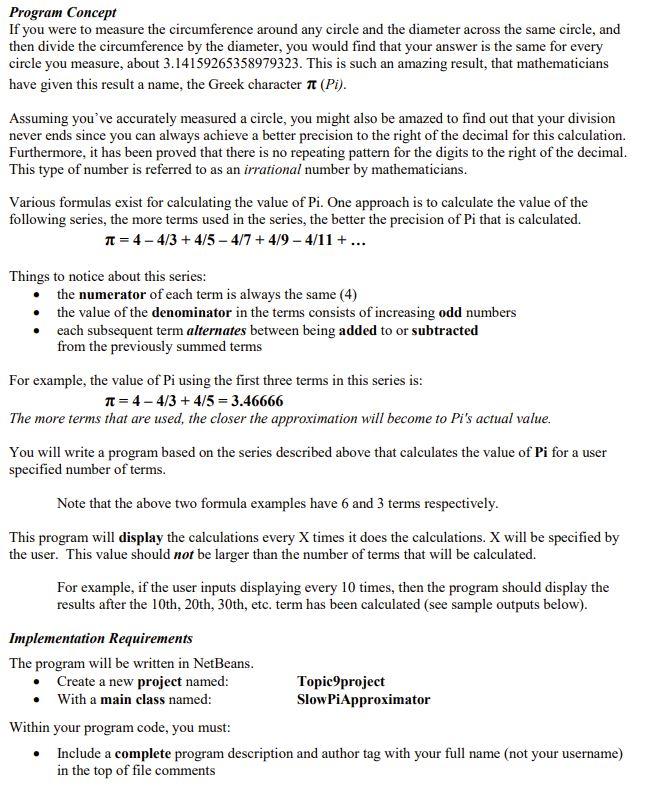 Solved Java assistance please. This answer is mostly | Chegg.com