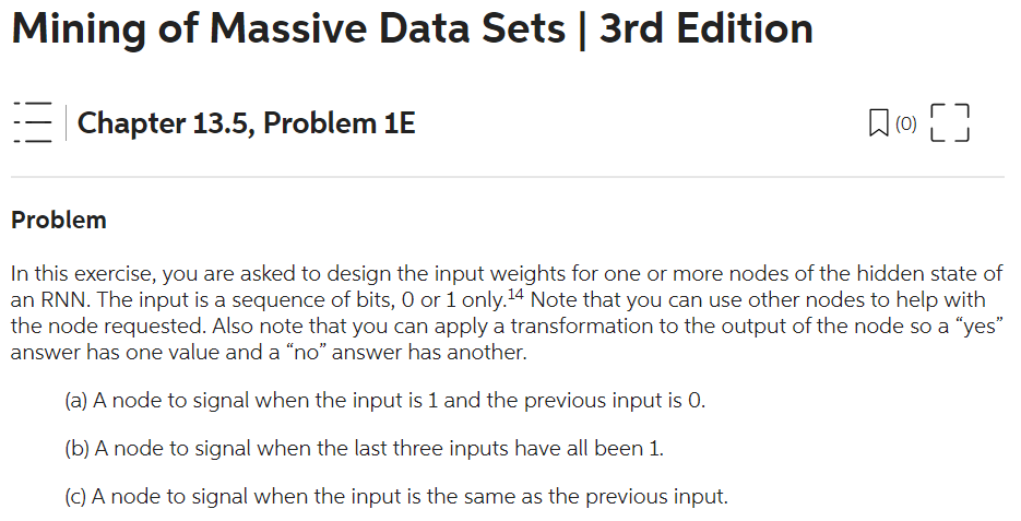 Solved Mining Of Massive Data Sets | 3rd Edition :=∣ Chapter | Chegg.com