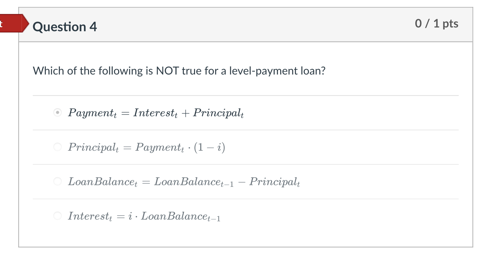 Solved t Question 4 0 / 1 pts Which of the following is NOT | Chegg.com
