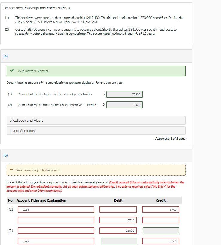Solved For each of the following unrelated transactions. (1)