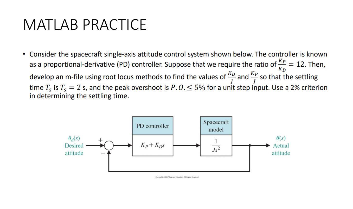 Solved Consider the spacecraft single‐axis attitude control | Chegg.com
