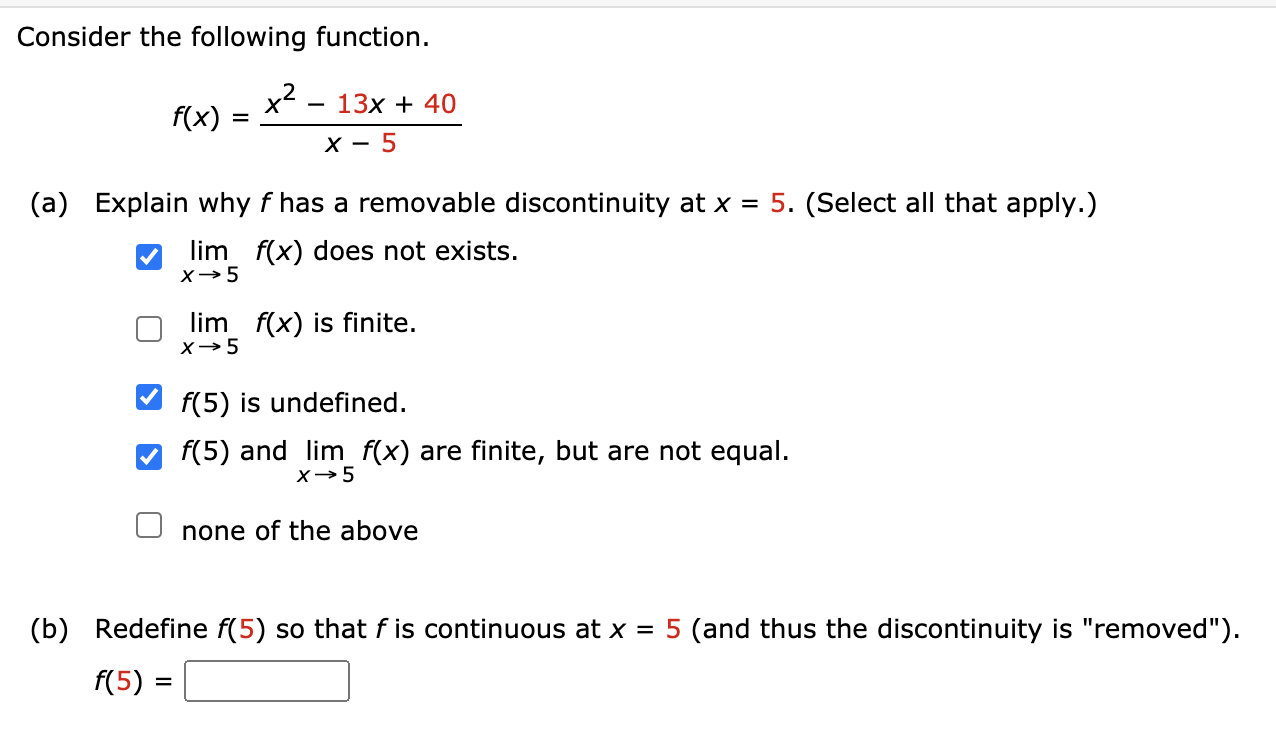 solved-consider-the-following-function-x2-13x-40-f-x-chegg