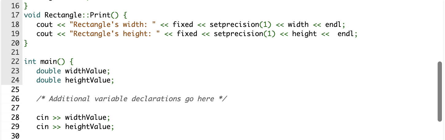 Solved widthValue and heightValue are read from input. | Chegg.com