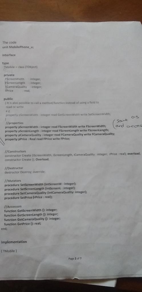 Introduction to OOP 04 October 2021 PROBLEM Implement | Chegg.com