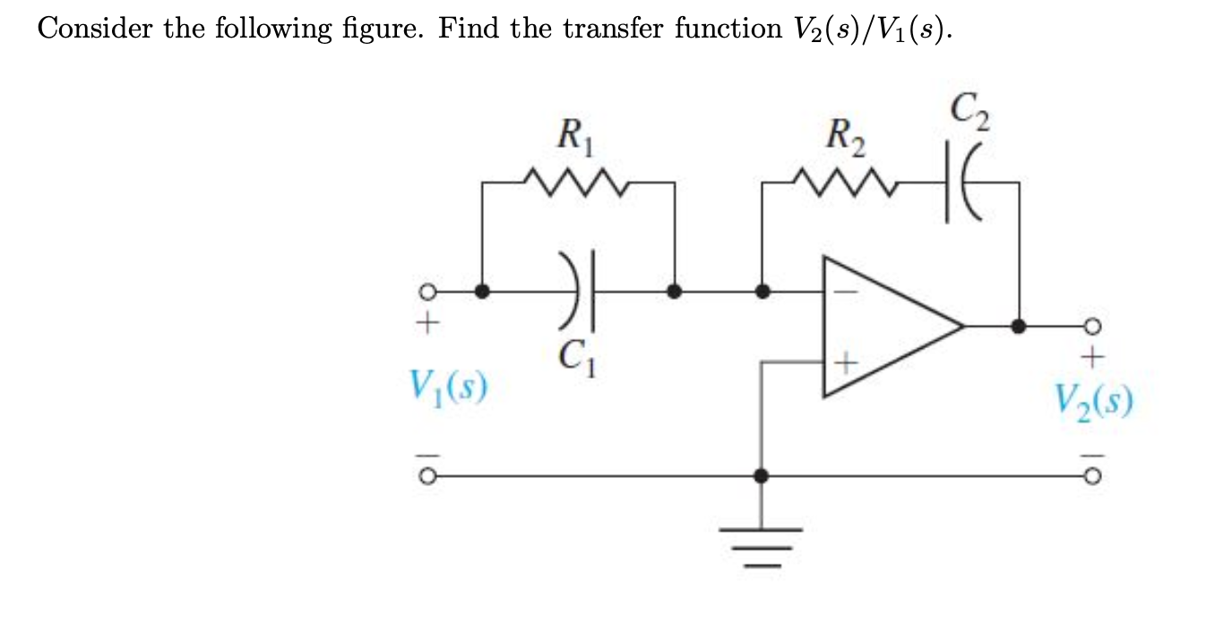 Solved Consider the following figure. Find the transfer | Chegg.com