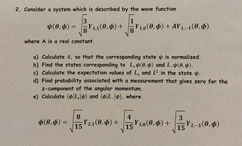 Solved 2. Consider a system which is described by the wave | Chegg.com