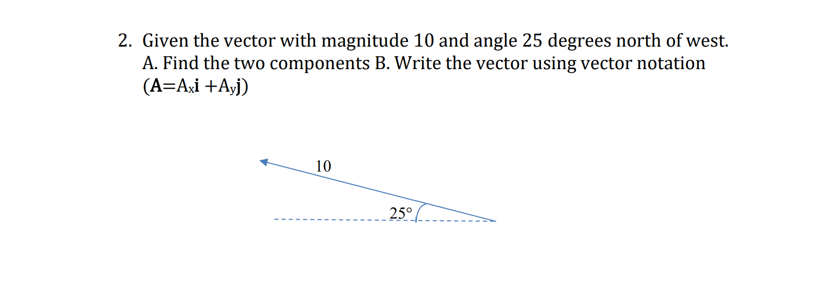 Angle Degrees 25