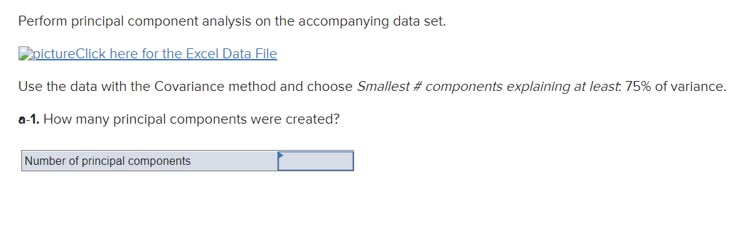 Solved Perform Principal Component Analysis On The | Chegg.com