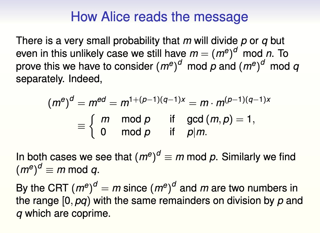 Solved 3. Alice And Bob Are Using RSA Cryptosystem With The | Chegg.com