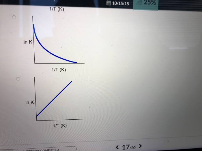 Solved 17 Question (1 point) The reaction below is | Chegg.com