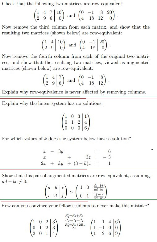 Solved Check that the following two matrices are Chegg