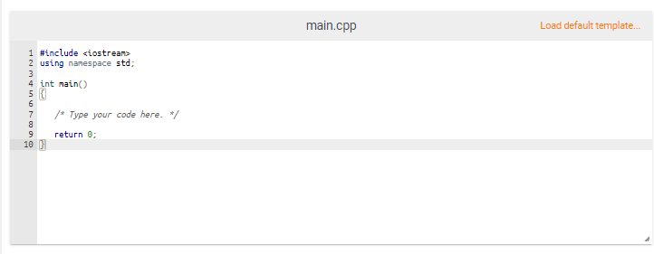 Solved Write a program that outputs the difference (absolute | Chegg.com