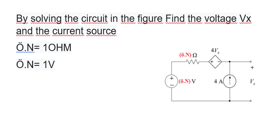 Solved By Solving The Circuit In The Figure Find The Voltage | Chegg.com