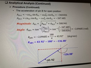 Solved Need to find the acceleration of points A and B, | Chegg.com