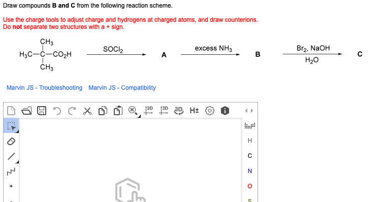 Solved Draw compounds B and C from the following reaction | Chegg.com