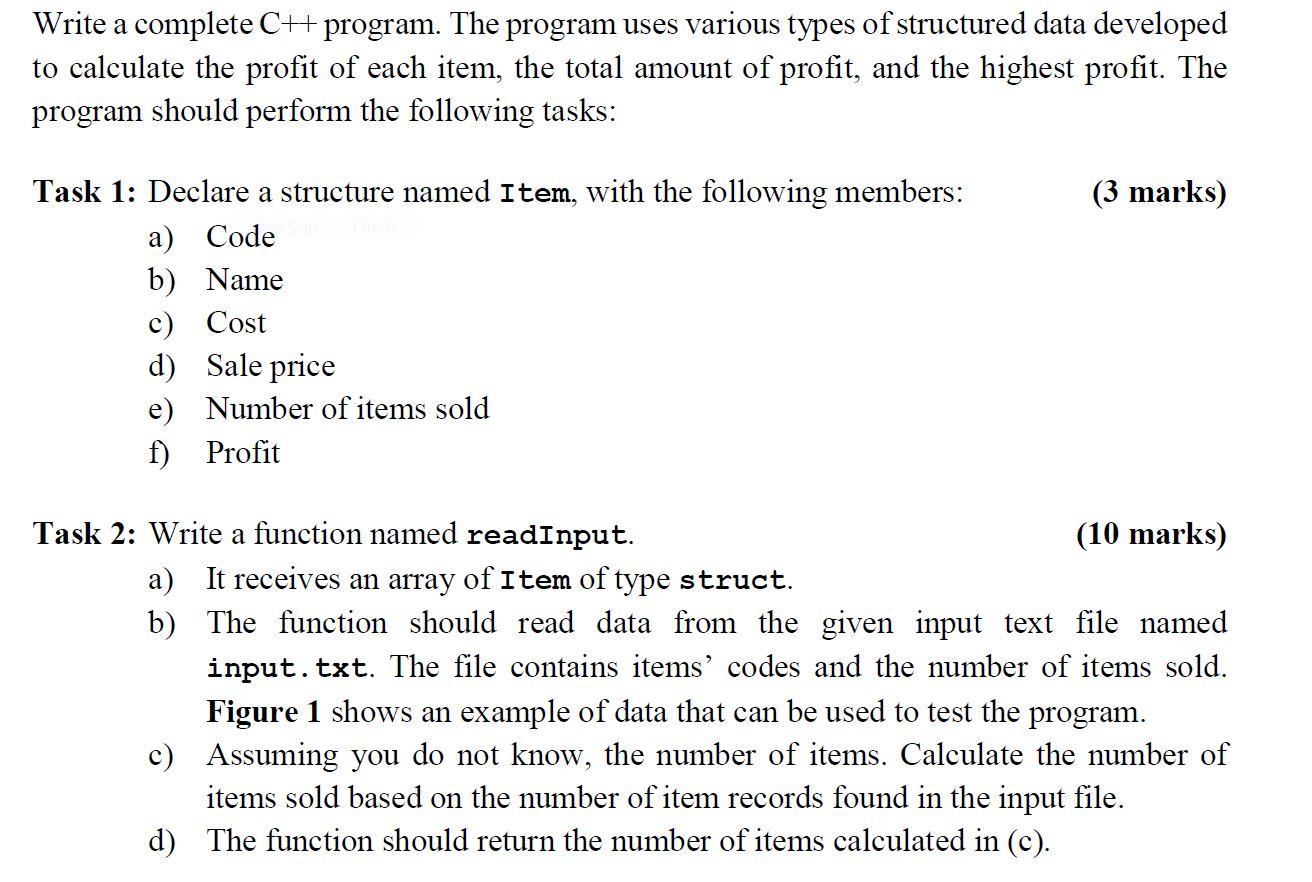 Write a complete C++ program. The program uses | Chegg.com