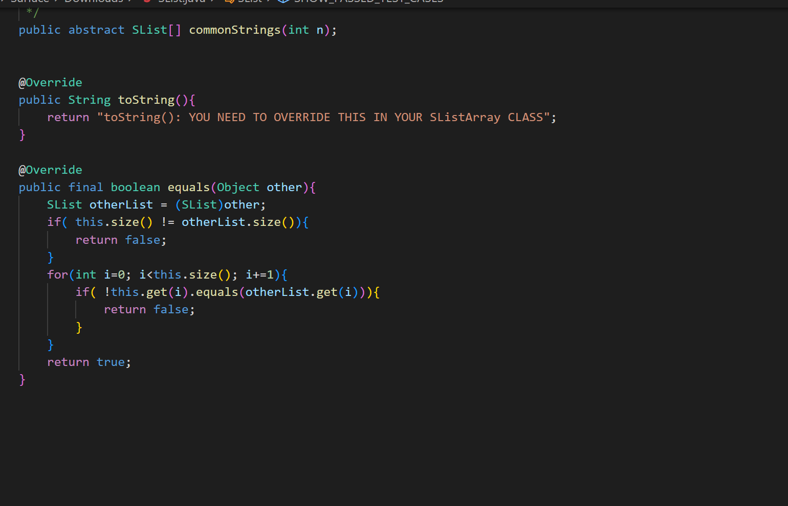 Solved A String List [10 marks ] In this problem you will | Chegg.com
