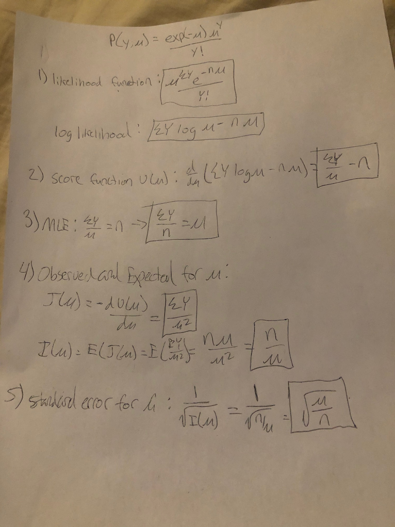 Solved Calculate The Log Likelihood Function For Mu 1 0 Chegg Com