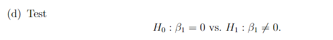 2. We fit the linear regression model (1) to the | Chegg.com