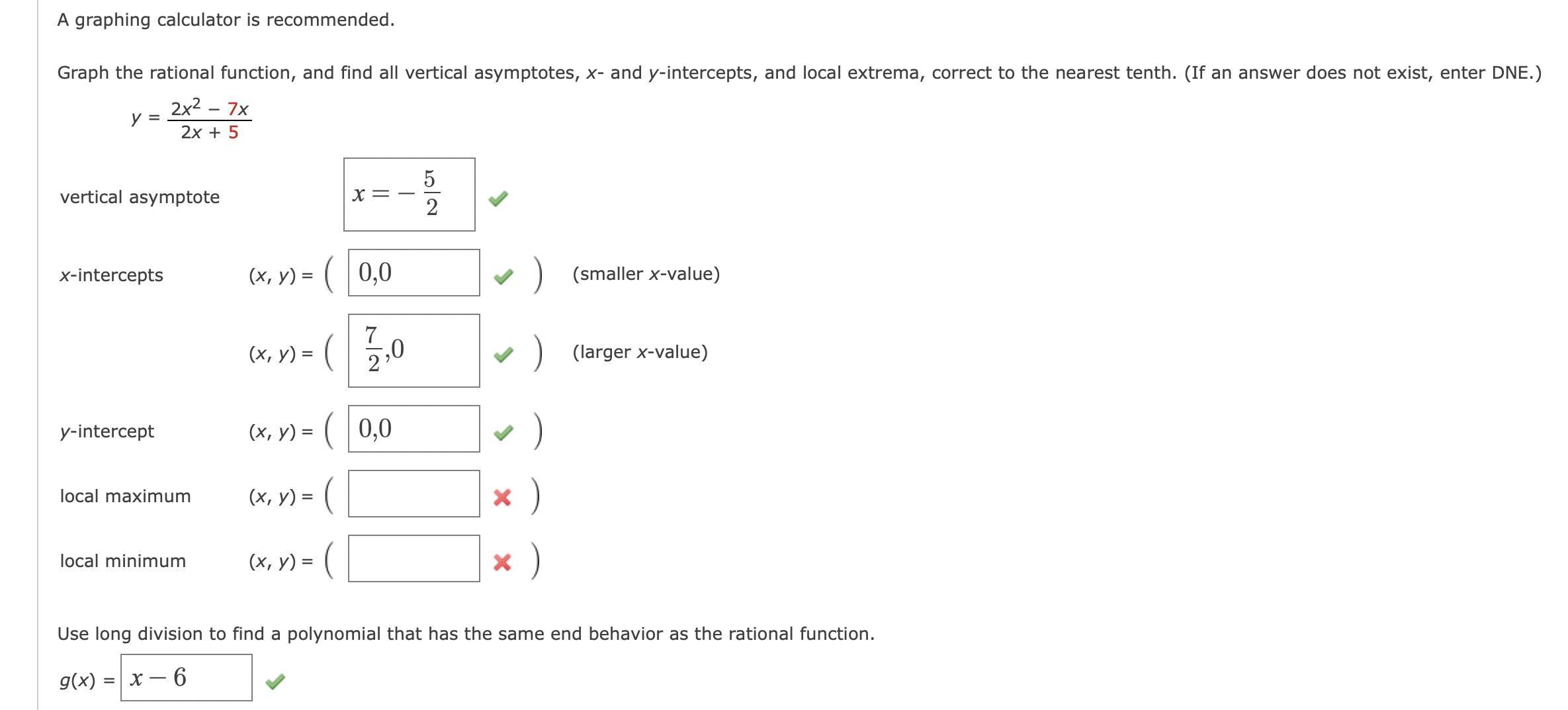 Solved A Graphing Calculator Is Recommended. Graph The | Chegg.com