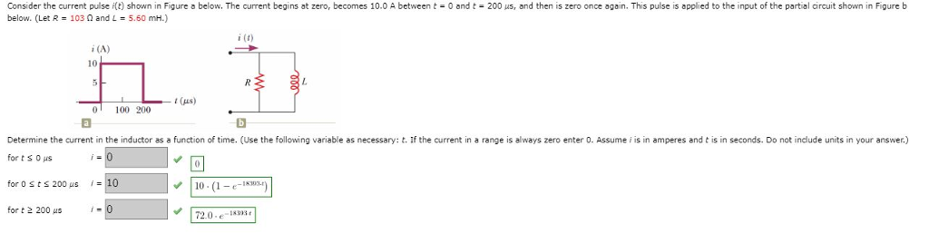 Solved Consider the current pulse i(t) shown in Figure a | Chegg.com