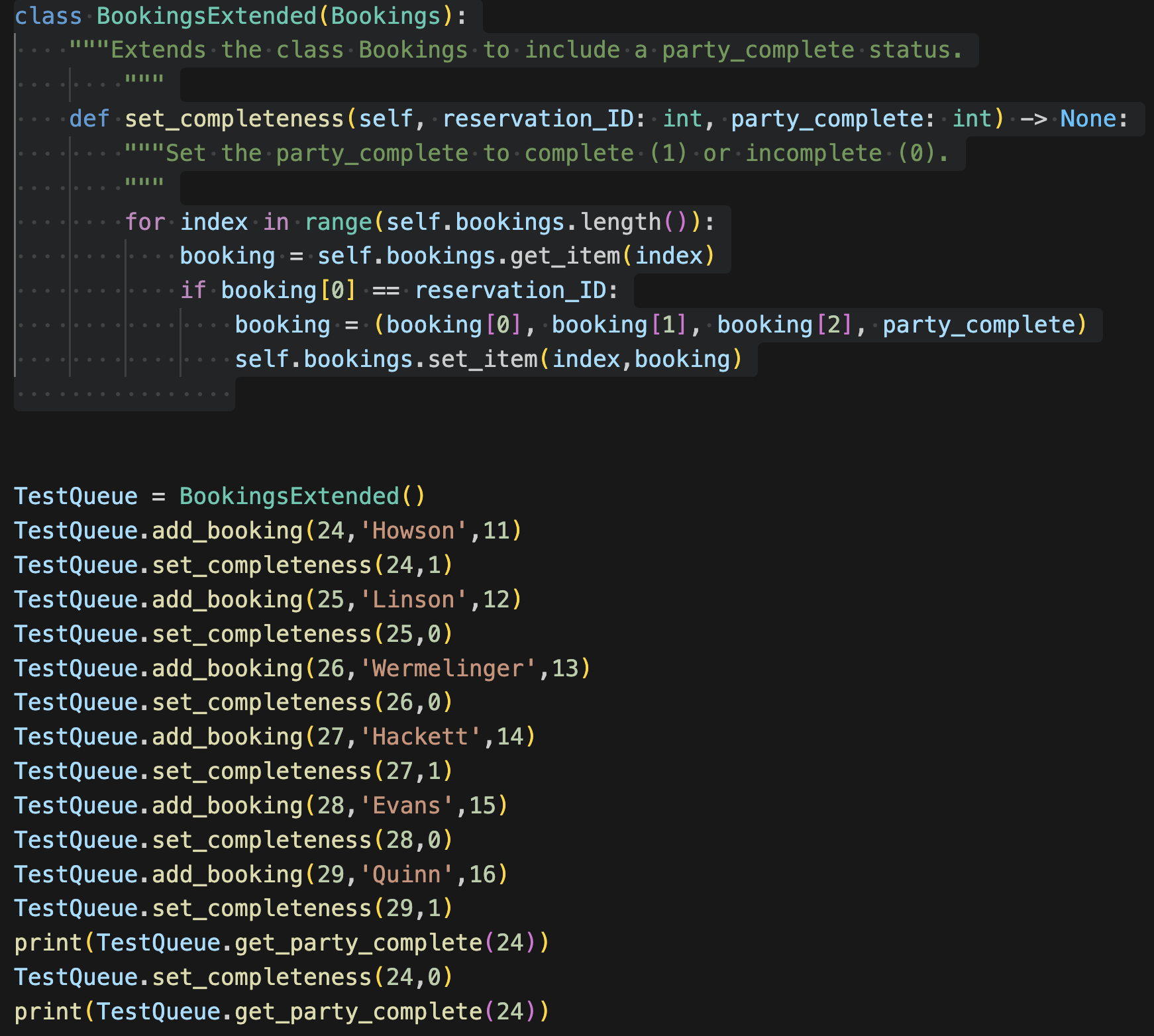 Solved This is a Python exercise:A restaurant has decided to | Chegg.com