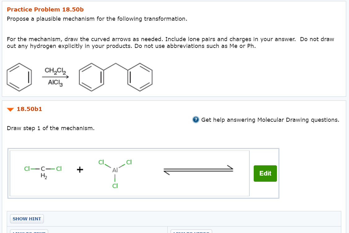 Solved Practice Problem 18.50b Propose A Plausible Mechanism | Chegg.com