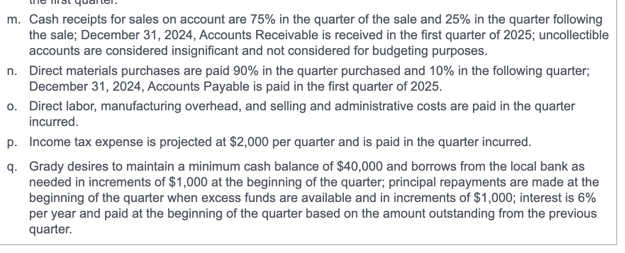 The Grady Tire Company manufactures racing tires for