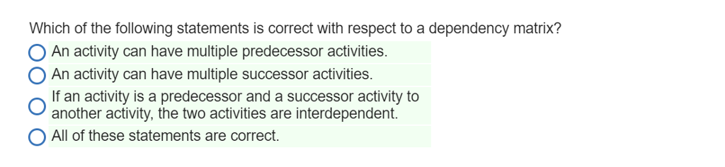 Solved Which of the following statements is correct with | Chegg.com
