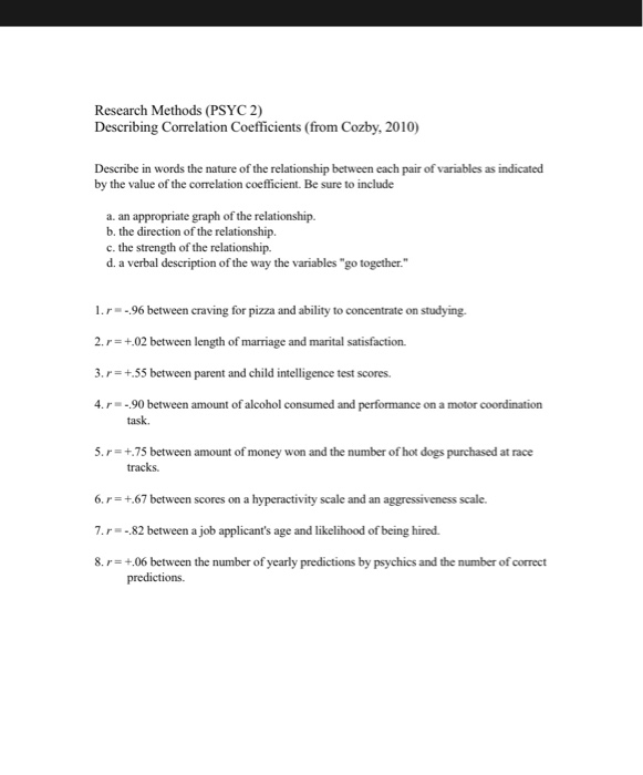 Solved research methods psyc 2 describing correlation chegg