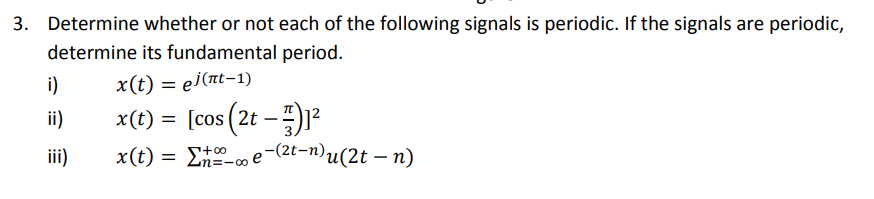 Determine whether or not each of the following | Chegg.com
