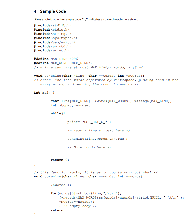 Solved 1 Introduction A Shell or Command Language | Chegg.com