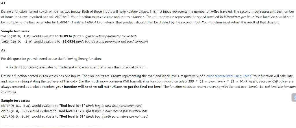Solved Define a function named tokph which has two inputs. | Chegg.com