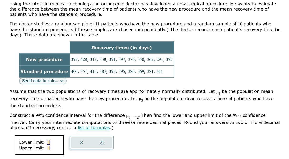 Solved Using the latest in medical technology, an orthopedic