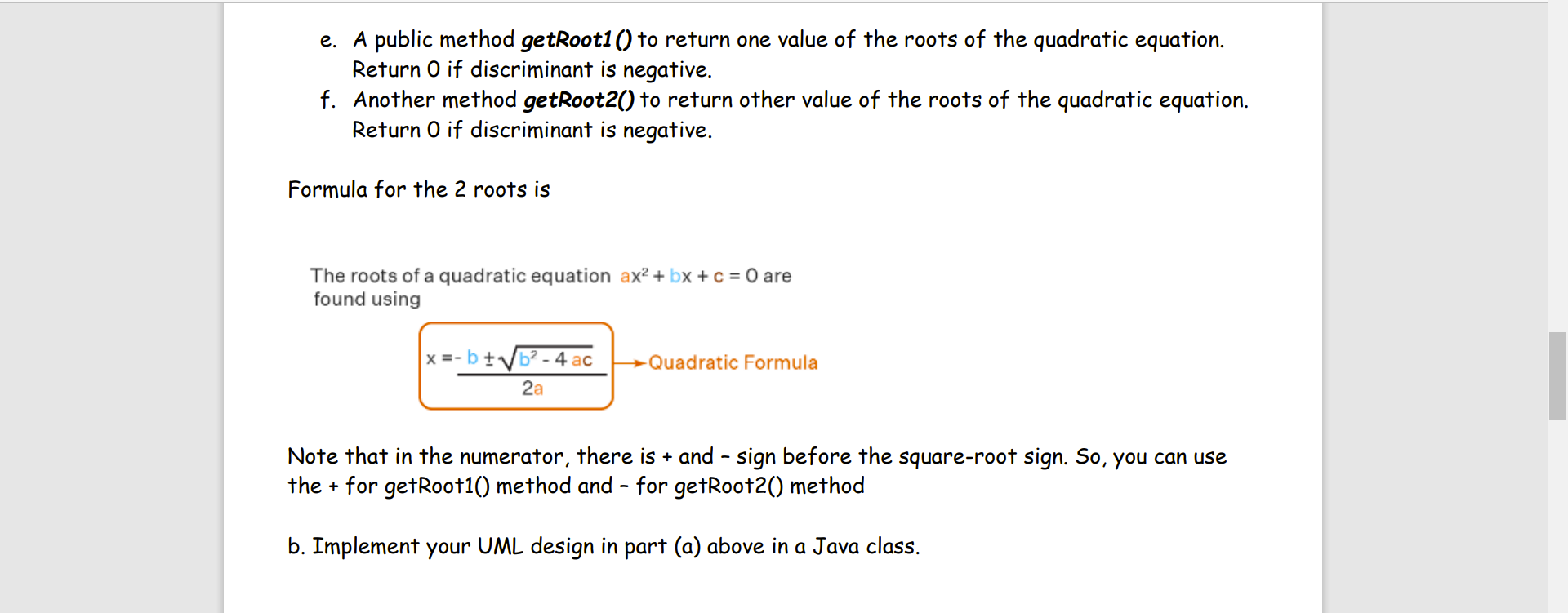 Solved a. Using UML notation, design a class called | Chegg.com