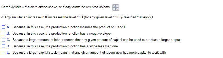 Solved Consider an example of a production function that | Chegg.com