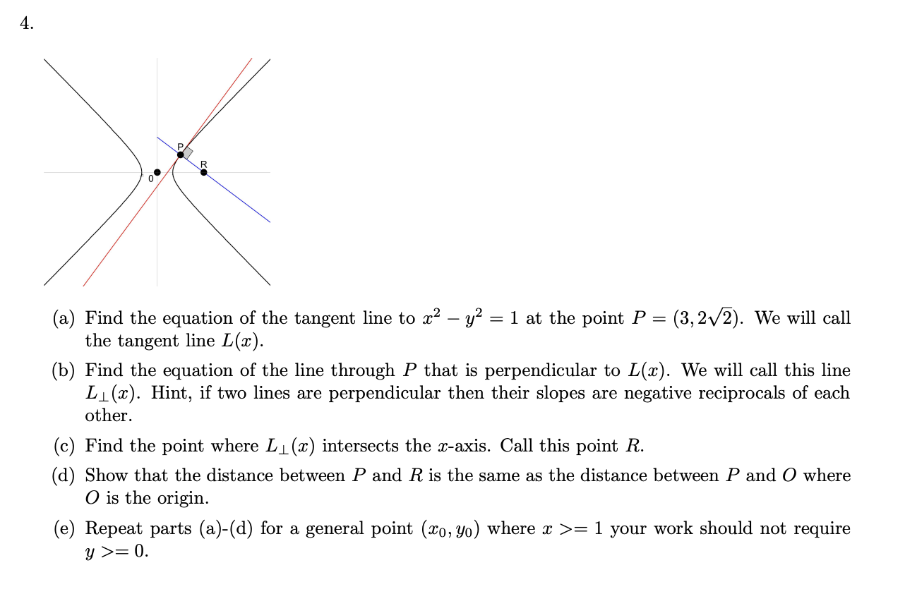 how to find the equation of a tangent line at x 2