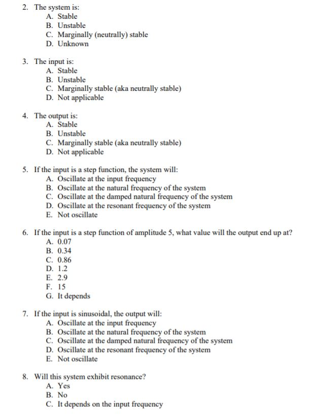 Solved Consider A System With The Following Dynamics I Chegg Com