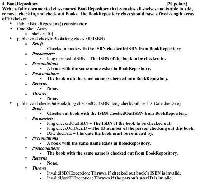 Solved Please code in java This is a multi-part question I | Chegg.com