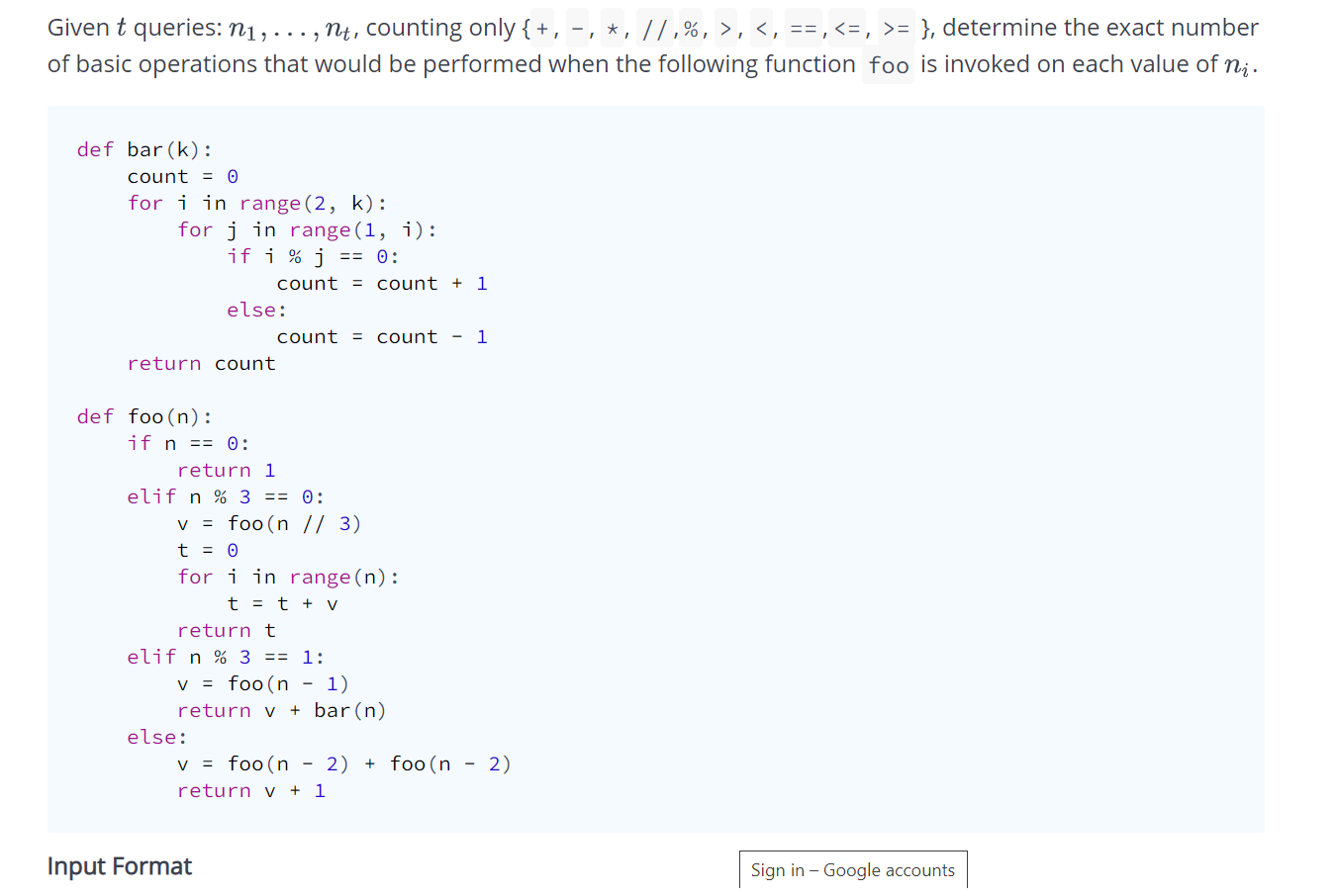 Solved Given t queries: n1,...,nt, counting only { +, -, *, | Chegg.com