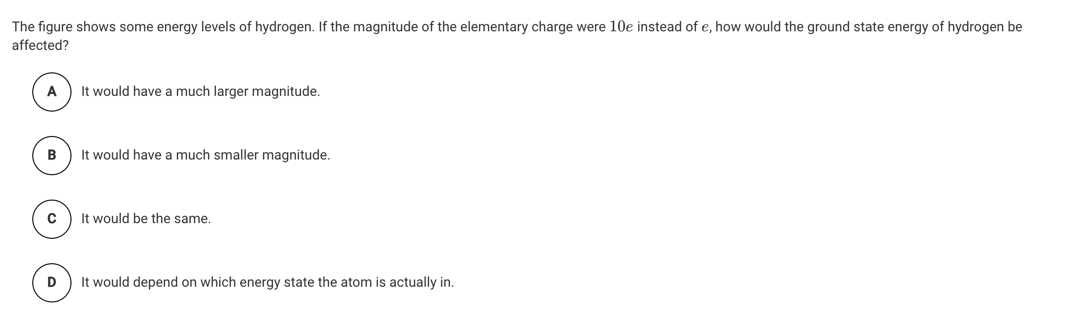 Solved The figure shows some energy levels of hydrogen. If | Chegg.com