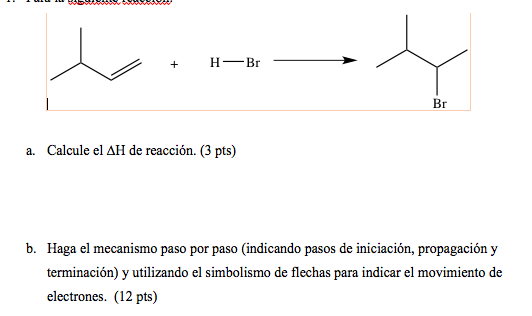 Calcule el DH de reacción. (3 pts) Haga el | Chegg.com