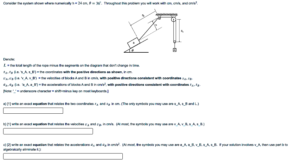 Consider The System Shown Where Numerically H 24 Chegg Com