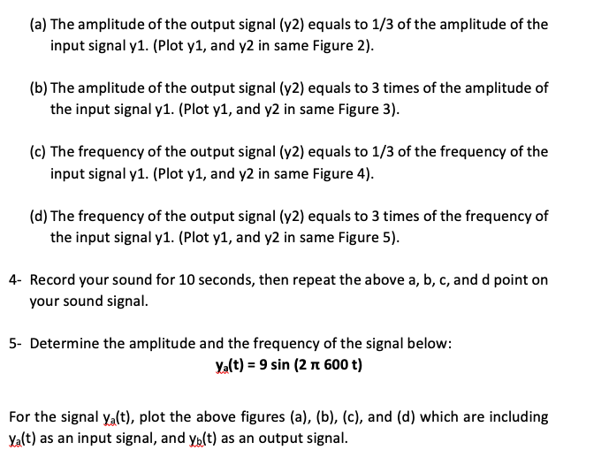Section 2: 1. Use the MATLAB wavread command to | Chegg.com